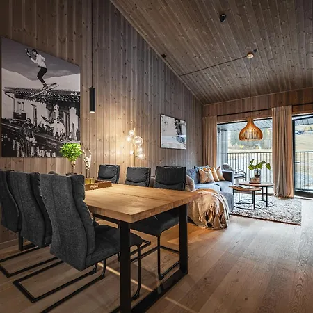 Penthouse With Large Rooftop Terrace, In-ski Out In Apartment *