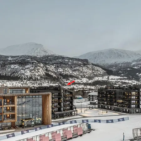 Apartamento Penthouse With Large Rooftop Terrace, In-ski Out In Hemsedal