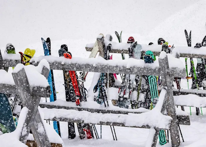 Penthouse With Large Rooftop Terrace, In-ski Out In Lägenhet *