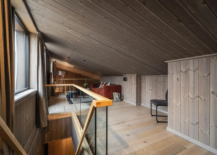 Penthouse With Large Rooftop Terrace, In-ski Out In Lägenhet