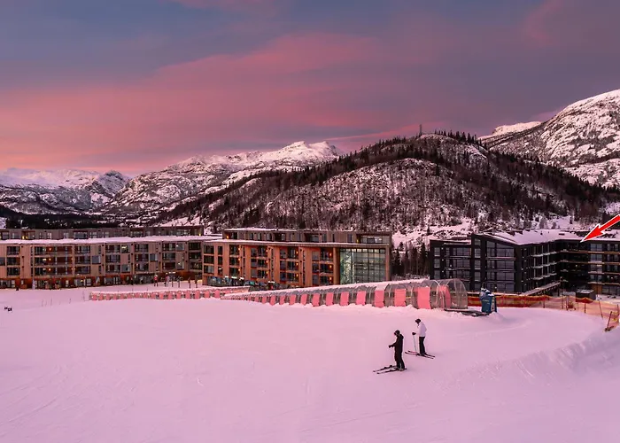 Penthouse With Large Rooftop Terrace, In-ski Out In Lägenhet